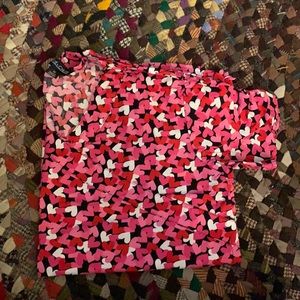 Valentine’s Day scrub top